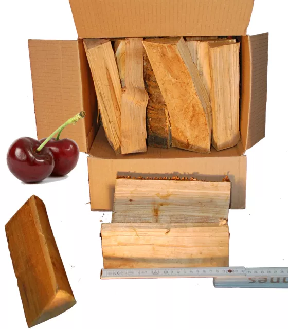 Smokerholz KIRSCHE 4kg Brennholz Grillholz Räucherholz BBQ Grill Smoker Wood