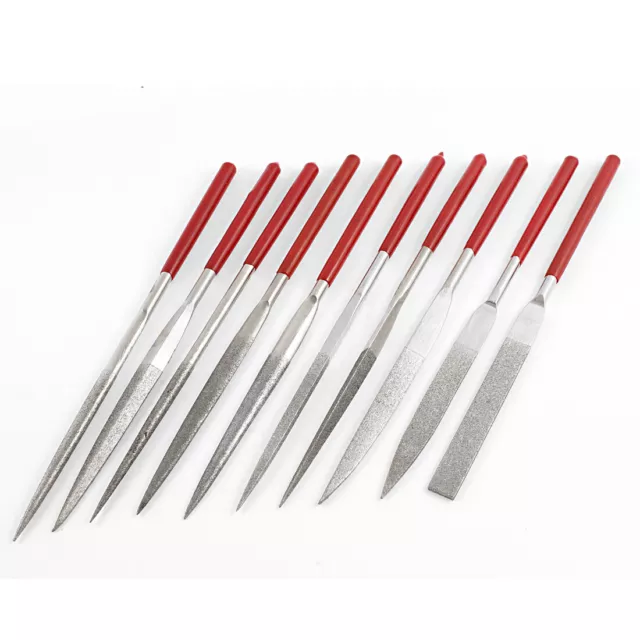 Lapidary Tool Woodwork Micro Diamond Needle Files 10 Pcs