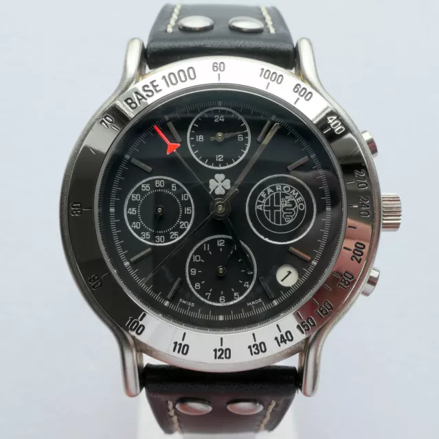 Alfa Romeo Classic Car Accessory Aviator Pilot Lemania 5100 Chronograph Watch Alfa Romeo Classic Car Accessory Aviator Pilot Lemania 5100 Chronograph Watch