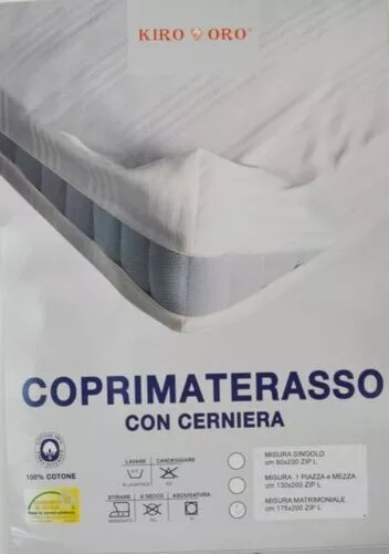 Colchón Completo Con Cremallera Sanfor Rayado para Cama Individual CM 90x200