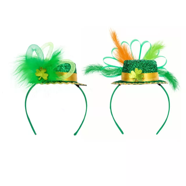 Unisex Hair Hoop Themed Party Headband Parade Headwear Non-toxic Cosplay Green