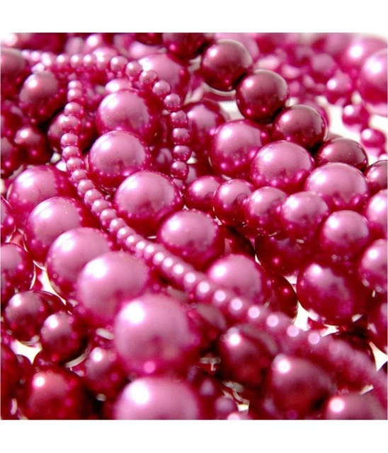 Perles En Verre De Bohême Nacrées 10 Mm - Lot De 20 Perles Pastel - Neuf Avec étiquettes