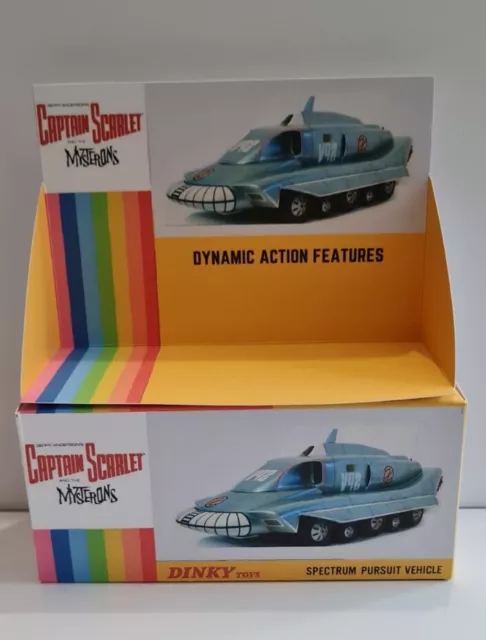 Dinky 104 Captain Scarlet SPV repoduction Box And Tray ( MODEL NOT INCLUDED) .