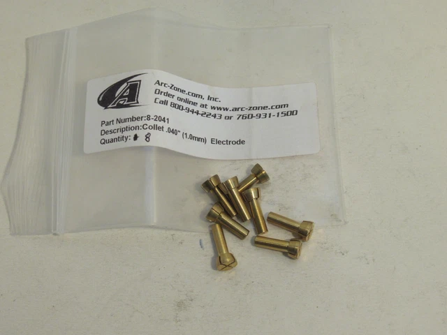 New (Lot Of 8) Arc-Zone 8-2041 .040" Collet