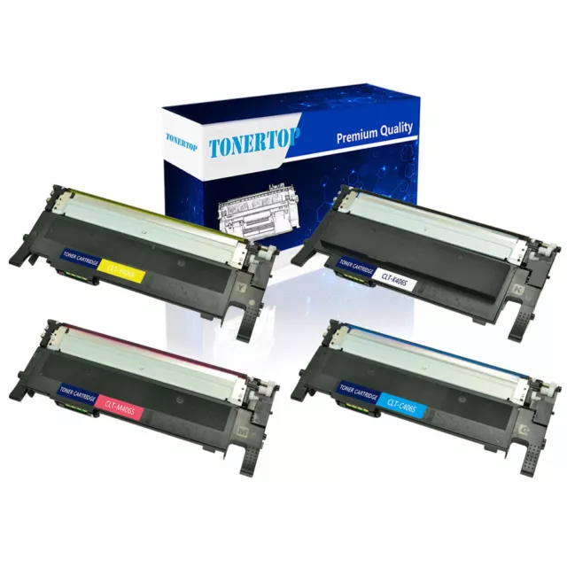 4PK CLT-406S Toner Color Set fits for Samsung CLX-3305 FN/W 3307FW CLP-367W 368