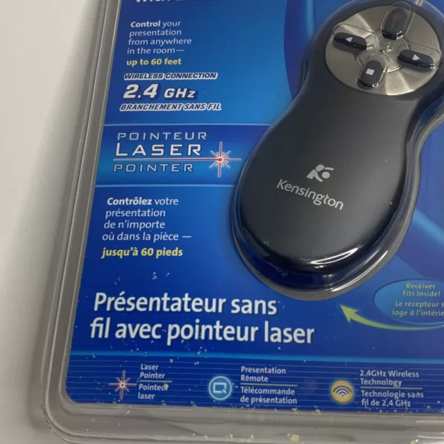 Kensington Wireless Presenter with Laser Pointer w/USB Dongle - READ DESCRIPTION 3