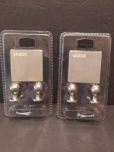 New in Packages Ikea Varde Cabinet Drawer Pulls Knobs - Includes 4
