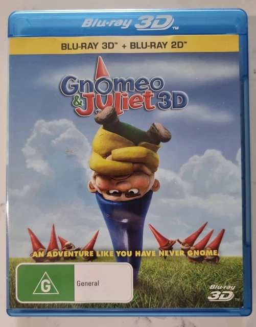 GNOMEO & JULIET 3D + 2D Bluray Region A B & C 7.99 PicClick AU