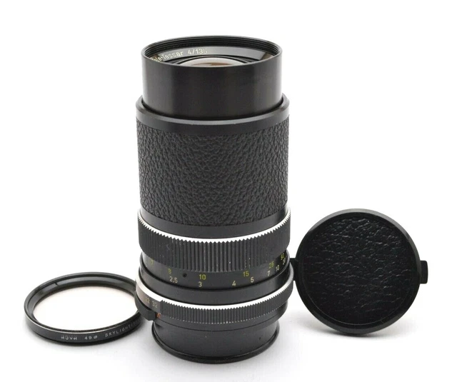 Carl Zeiss Tele-Tessar 4 / 135 mm Rollei Rolleiflex QBM Lens Objektiv + Cap i121