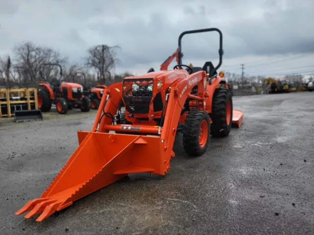 NEW HD Skid steer stump/root/bucket/KMK Welding LLC/KUBOTA ORANGE/44 INCH