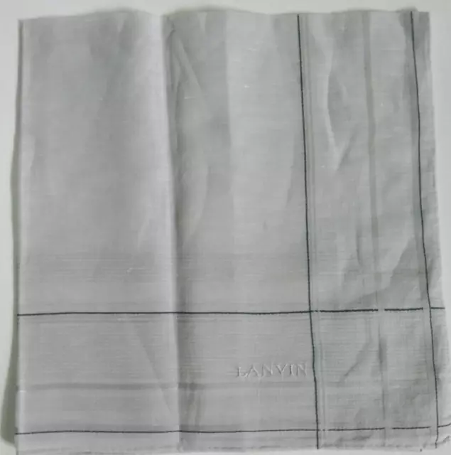 Handkerchief Classic Plaid Patterned Cotton 18"