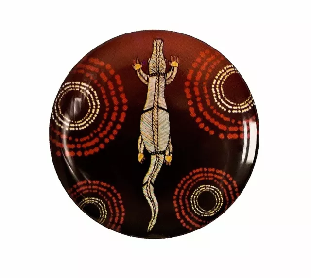Indigegrip - "Croc" authentic indigenous Aboriginal art on a Golf Putting Grip