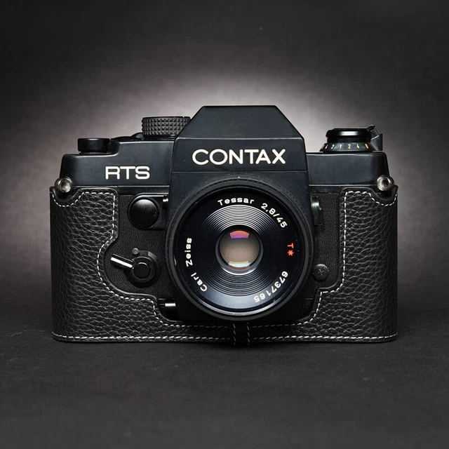 Handmade Genuine Leather Half Camera Case Cover For Contax RTS For Contax RTS II