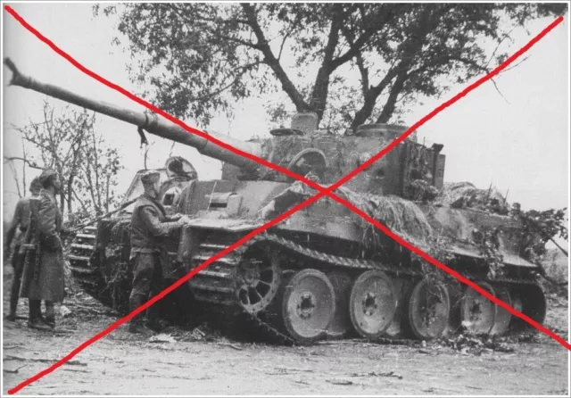 Foto/Photo 548,Panzer,Tank, WW2, k.o. Tiger I , s.Pz.Abt. 505,