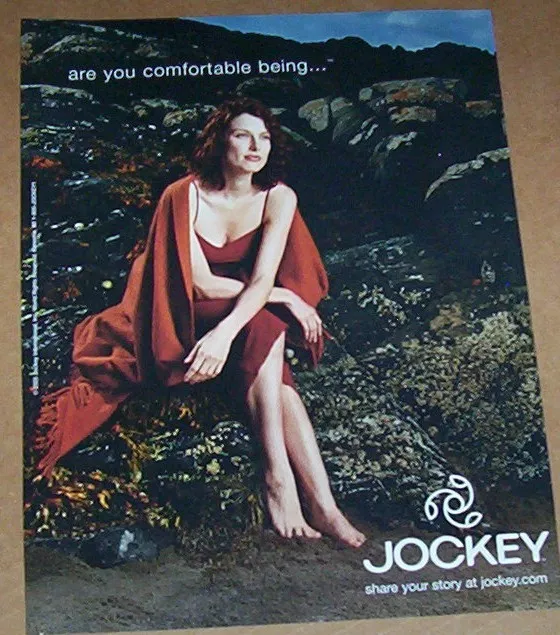 2005 PRINT AD page - Jockey lingerie nightgown Sexy redhead Girl  advertising $6.99 - PicClick