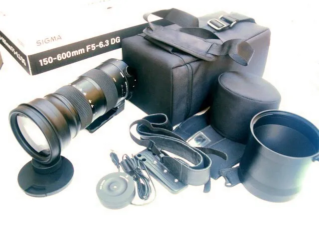 150-600mm AF SIGMA S SPORTS DG OS HSM F5-6.3IF 014 FX DX für Nikon F-Mount +Dock