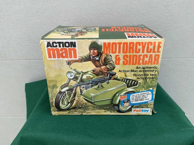 BOXED 1970S ACTION Man Motorcycle And Sidecar £95.00 - PicClick UK