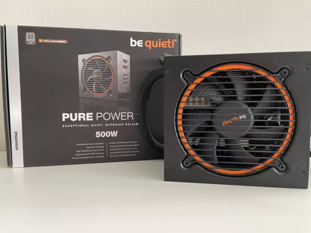 be quiet! Pure Power 10 CM 500W ATX 2.4 PC Netzteil mit OVP