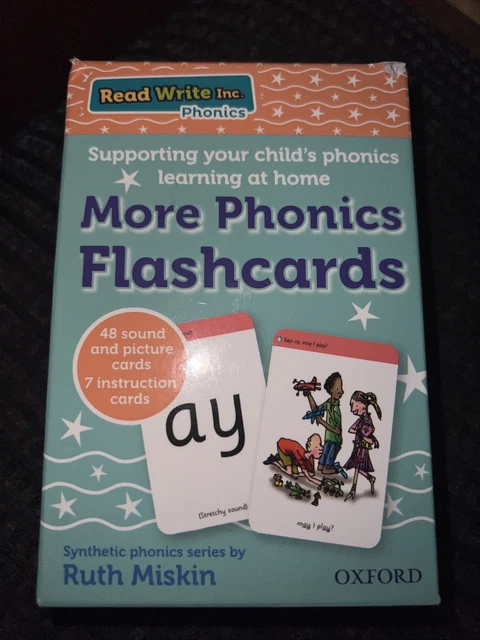 READ WRITE INC. Phonics: Home More Phonics Flashcards by Ruth Miskin ...