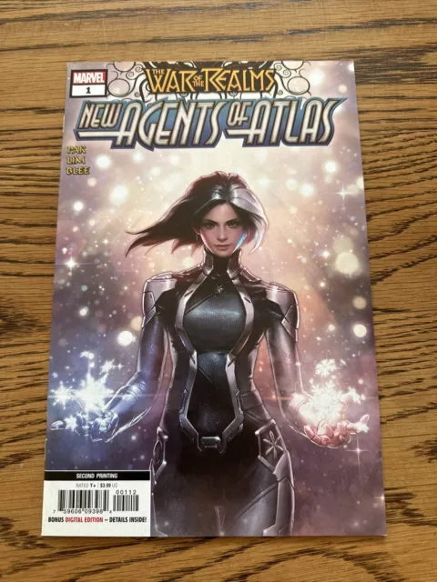 War Of The Realms New Agents Of Atlas #1 Marvel 2019 Jee-Hyung Lee 2nd Print NM