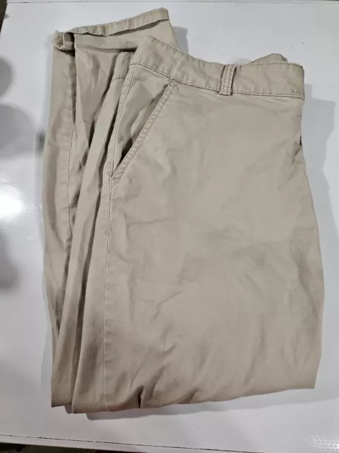 Sonoma Tan Casual Capri Pants Size 14 straight Leg