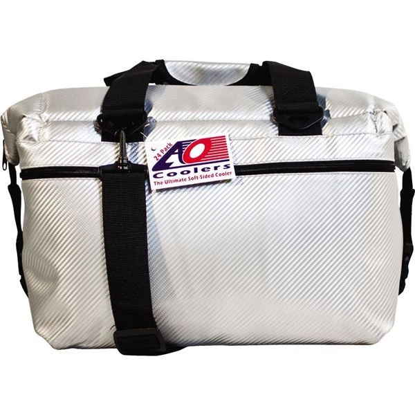 Silver AO Coolers Carbon Series 24 Pack Cooler