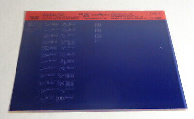 DEUTZ Microfiche Catalogo Ricambi Parti Elenco Deutz Kh 700 Supporto 12/1984 