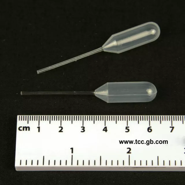 1 ml Disposable Micro Pasteur Pipettes with Extra Long shaft plastic pack 500