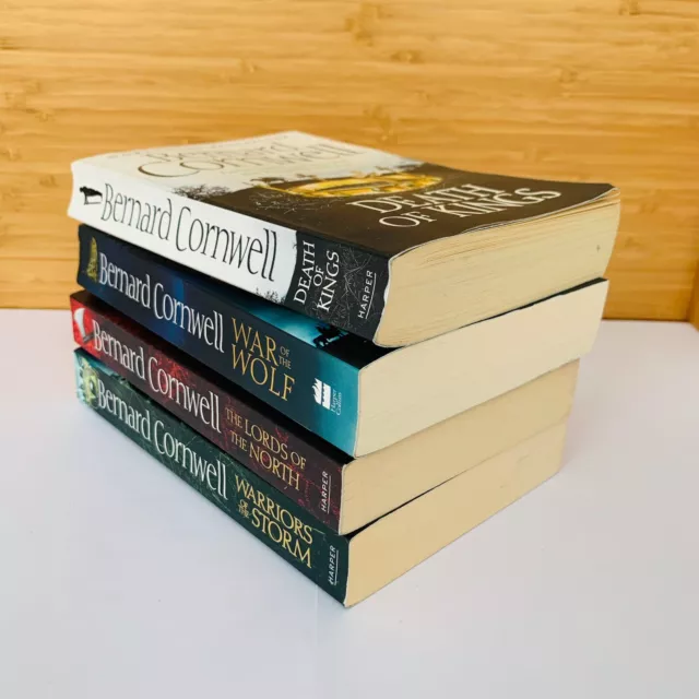 Bernard Cornwell The Last Kingdom Series Paperback Books x 4