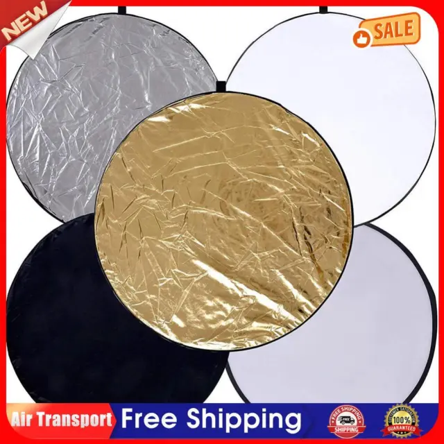 5 in 1 Collapsible Light Round Photography Reflector for Multi Photo (60cm) AU