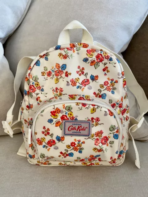 Original Cath Kidston Cath Kids Cream Floral Ditsy print Backpack Girls Rucksack