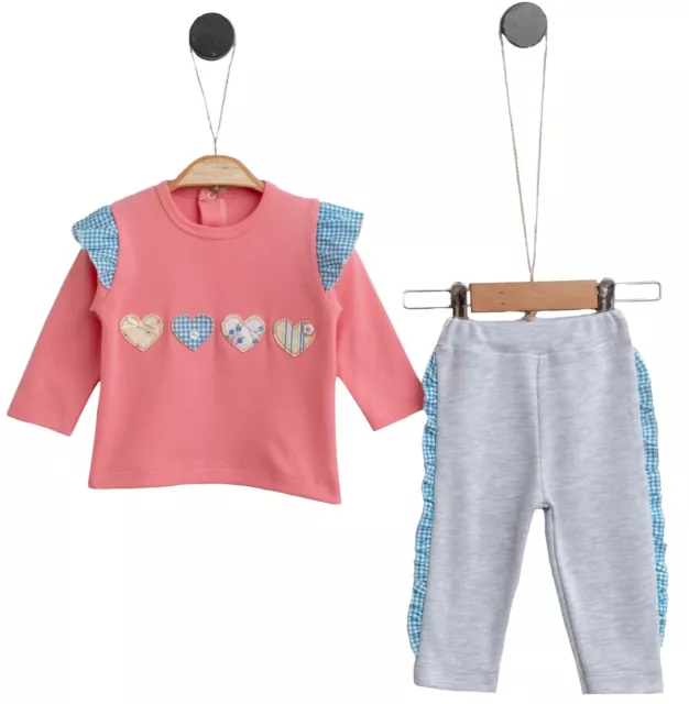 Mini Born Babyset  für Kleinkinder versch Farben&Größen 2-Teiler-Set