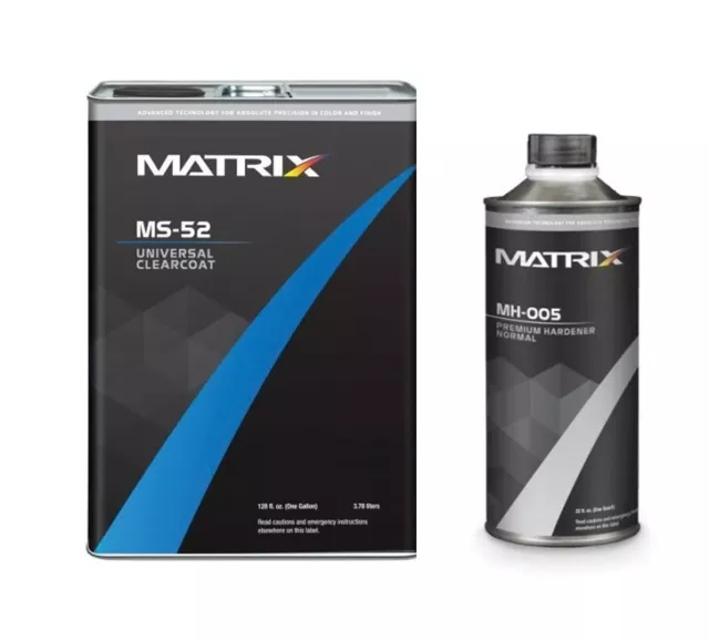 Matrix MS-52 Universal Urethane Clearcoat with Medium Activator MH005