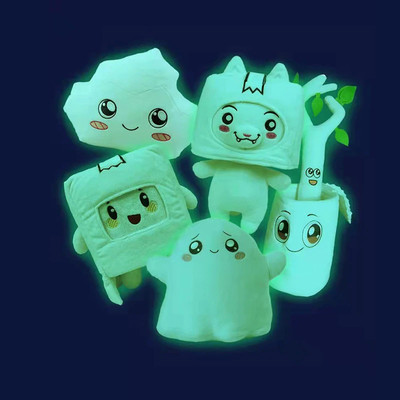 lankybox glow in the dark plush