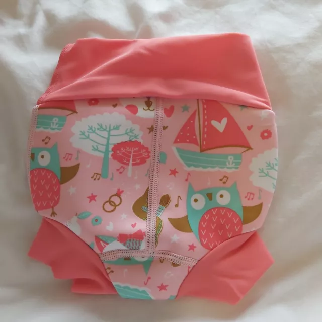 Brandneu rosa Splash About Happy Nappy, klein - 3 - 6 Monate Schwimmen Neo Windel