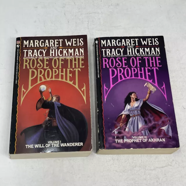 Rose Of The Prophet Book Lot of 2 by Margaret Weis & Tracy Hickman Vol 1 & 3