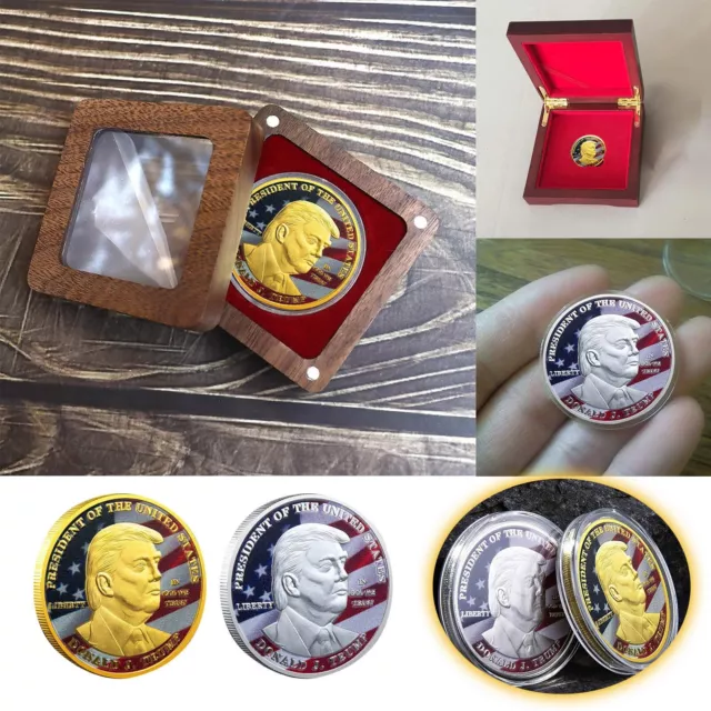 Challenge 2024 Campaign President Donald Trump Commemorative Metal Coin Patriot