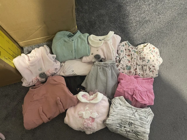Girls Baby Mix Size Bundle up to 6 months