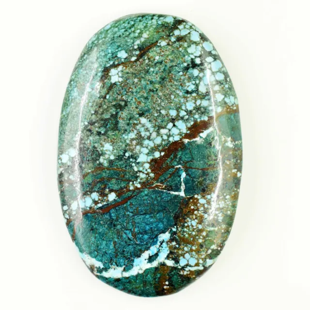 79.85 Ct Natural Arizona Morenci Blue Turquoise Cabochon Certified Gemstone