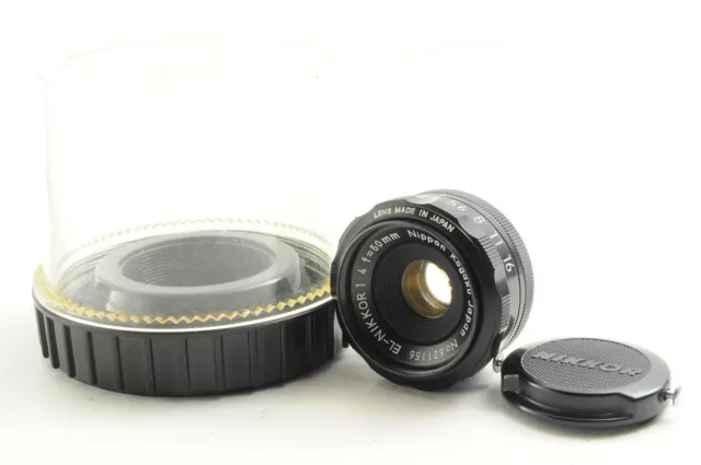 [Excellent] NIKON EL-NIKKOR 50mm F4 Enlarger Lens w/ Case READ -3