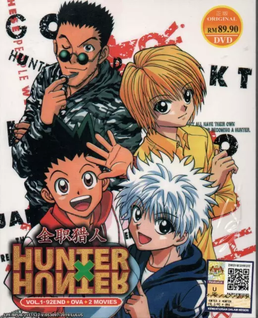 DVD Anime HUNTER X HUNTER Complete TV Series +Movie +OVA ENGLISH