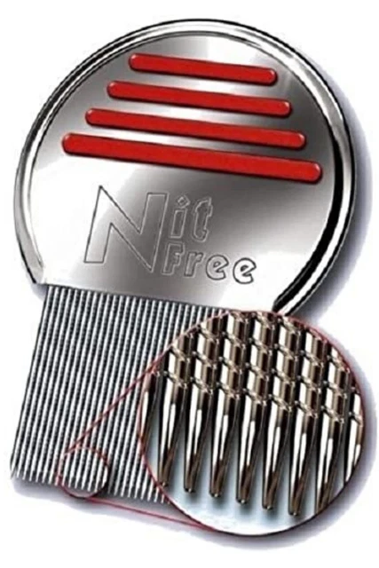 Terminator Comb, Professional Stainless Steel Louse and Nit Comb for Head Treatm