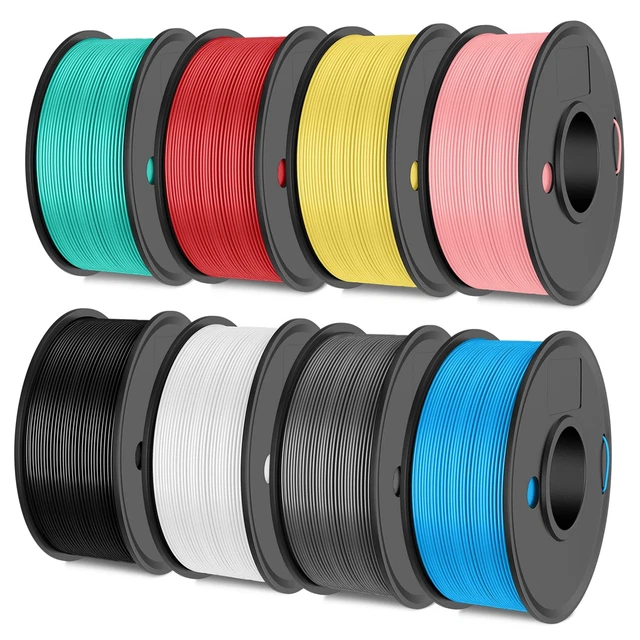 3D Printer Filament Bundle PLA META Filament 1.75mm, Neatly Wound PLA F...