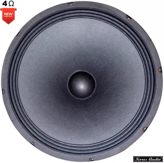 KM-1244 Woofer Altoparlante Universale 30/31 Cm 12" Pollici 4 Ohm 300 Watt Peak