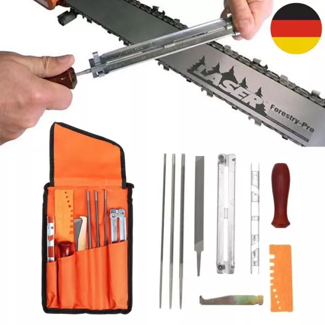 2 In-1 Feilenhalter Schärfset Feilgerät Werkzeugs Für STIHL 4.8 Mm .325 - Foto 9