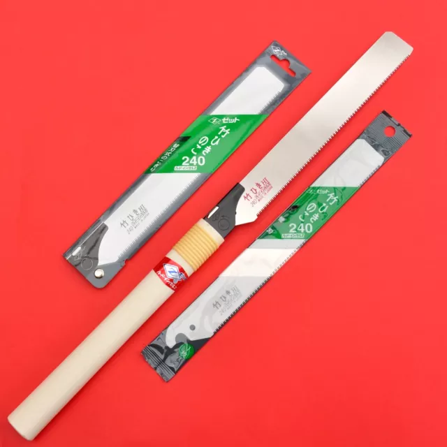 Scie Japonaise Z-saw KATABA HI 240mm coupe bois dur bambou lame rechange Japon