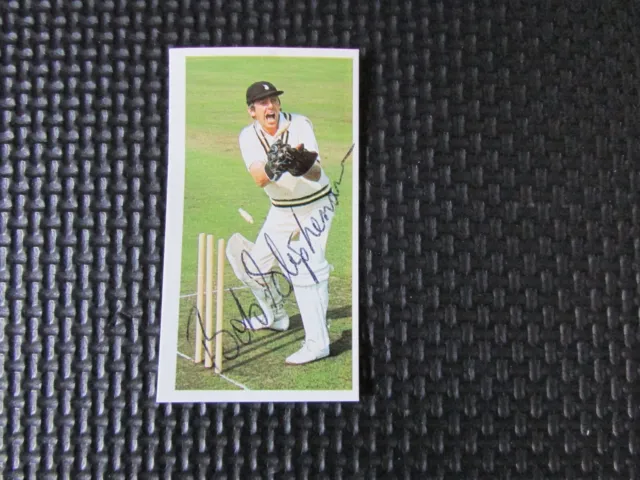 Bob Stephenson Hampshire Cricket Player Genuine Hand Signed Brindley Card no 19