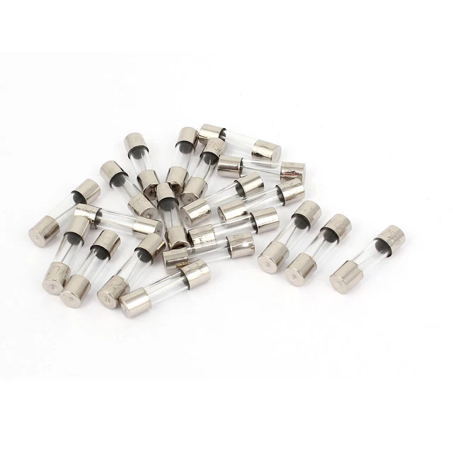 20 Pièces 250V 15A F15AL Quick Coup Rapide Tube En Verre Fusibles 5mm x 20mm