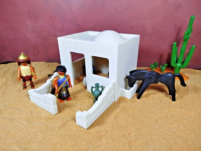 PLAYMOBIL CUSTOM BELÉN casa hebrea desierto árabe egipcia