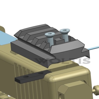 Red Dot Sight Mount Plate For Glock 17 19 22 23 26 - Picatinny Rail, Aluminum, Black, Fits Most Micro Red Dots